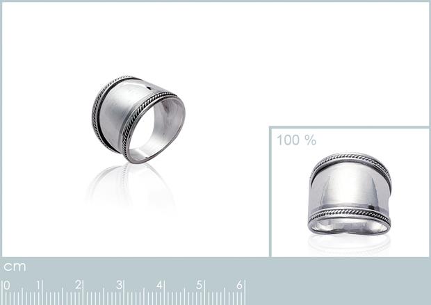 BAGUE ARGENT 925 RHODIE - 7z081480350