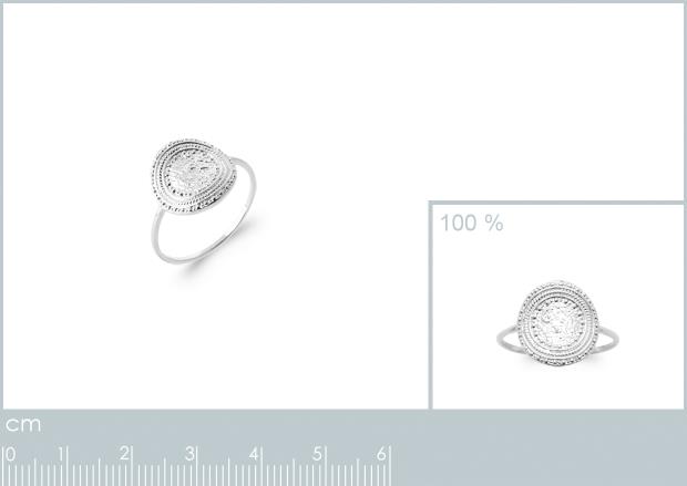 BAGUE ARGENT 925 RHODIE - 7z94460050