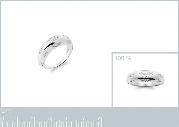 BAGUE ARGENT 925 RHODIE - 7z94570050