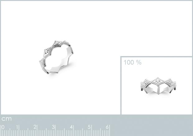 BAGUE ARGENT 925 RHODIE - 7z94640050