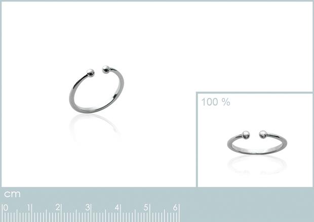 BAGUE ARGENT 925 RHODIE - 7z22800050