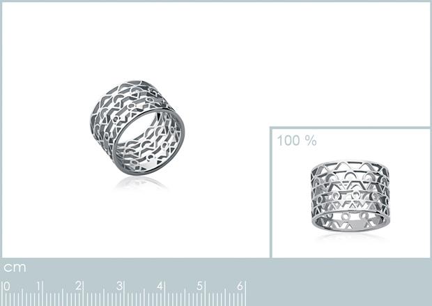 BAGUE ARGENT 925 RHODIE - 7z23510050