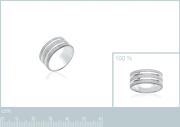 BAGUE ARGENT 925 RHODIE - 7z26510052