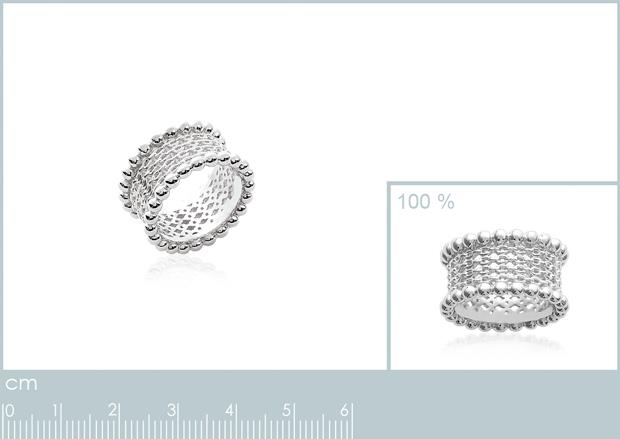 BAGUE ARGENT 925 RHODIE - 7z26650052