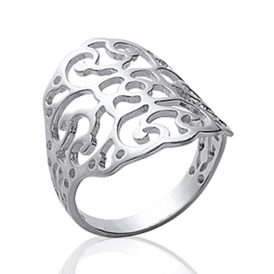 BAGUE ARGENT 925 RHODIE