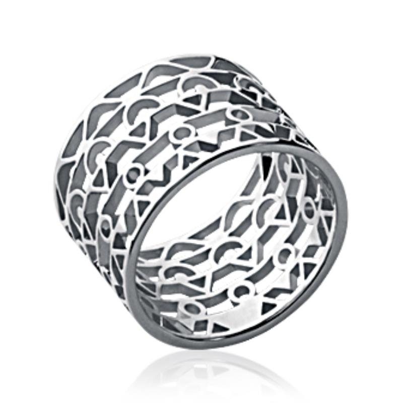 BAGUE ARGENT 925 RHODIE