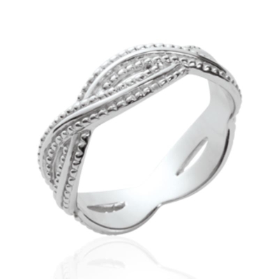 BAGUE ARGENT 925 RHODIE
