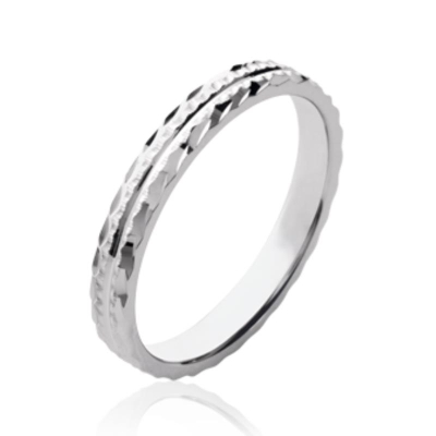 BAGUE ARGENT 925 RHODIE