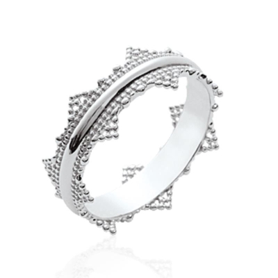 BAGUE ARGENT 925 RHODIE