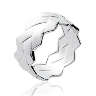 BAGUE ARGENT 925 RHODIE
