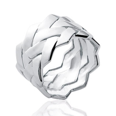 BAGUE ARGENT 925 RHODIE
