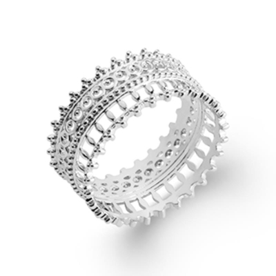 BAGUE ARGENT 925 RHODIE