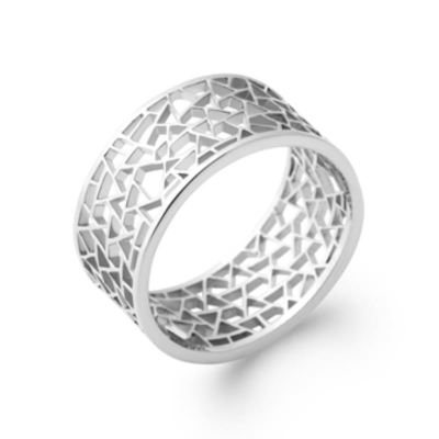 BAGUE ARGENT 925 RHODIE