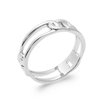 BAGUE ARGENT 925 RHODIE