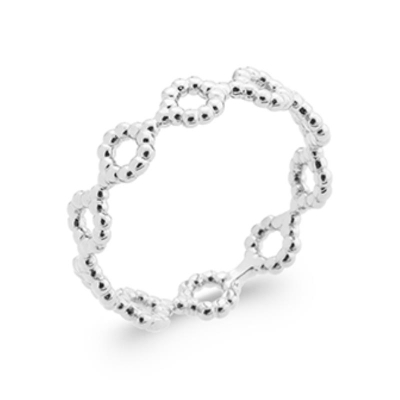 BAGUE ARGENT 925 RHODIE