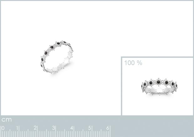 BAGUE ARGENT 925 RHODIE LAQUE - 7z93520750