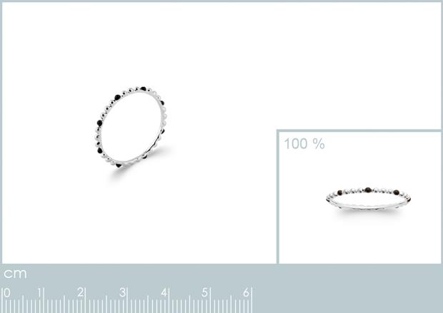 BAGUE ARGENT 925 RHODIE LAQUE - 7z28380750