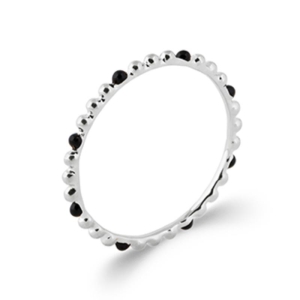 BAGUE ARGENT 925 RHODIE LAQUE