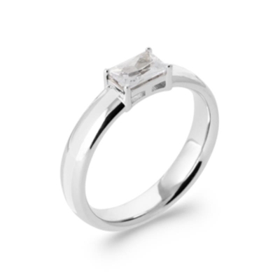 BAGUE ARGENT 925 RHODIE LAQUE OZ