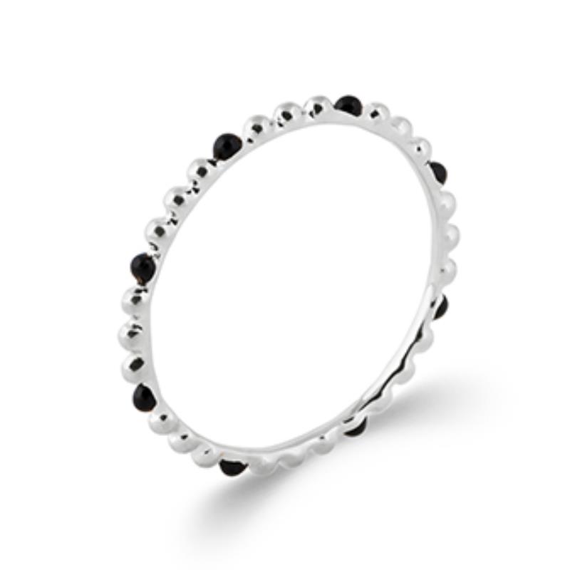 BAGUE ARGENT 925 RHODIE LAQUE