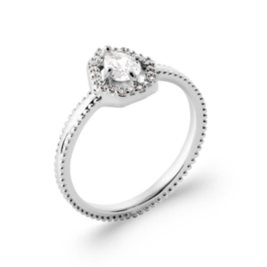 BAGUE ARGENT 925 RHODIE OZ