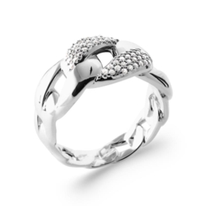 BAGUE ARGENT 925 RHODIE OZ