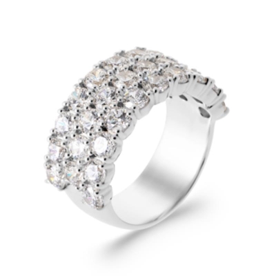 BAGUE ARGENT 925 RHODIE OZ