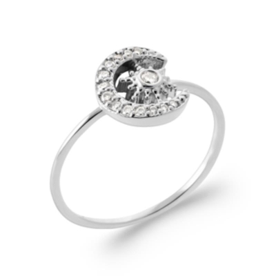 BAGUE ARGENT 925 RHODIE OZ