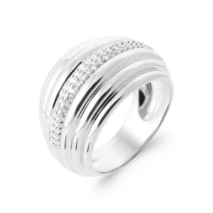 BAGUE ARGENT 925 RHODIE OZ