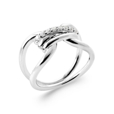 BAGUE ARGENT 925 RHODIE OZ