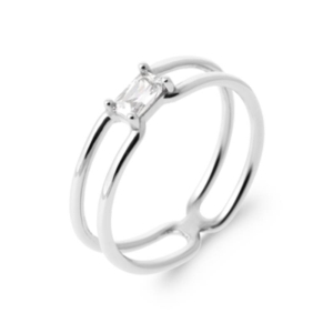 BAGUE ARGENT 925 RHODIE OZ