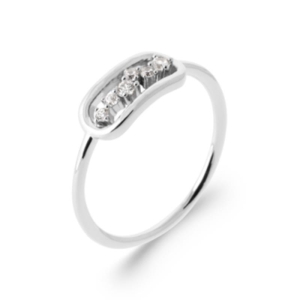 BAGUE ARGENT 925 RHODIE OZ