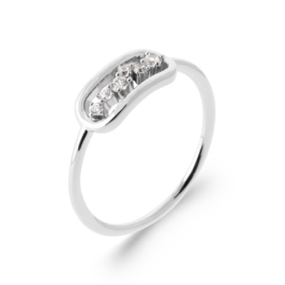 BAGUE ARGENT 925 RHODIE OZ