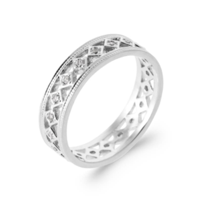 BAGUE ARGENT 925 RHODIE OZ