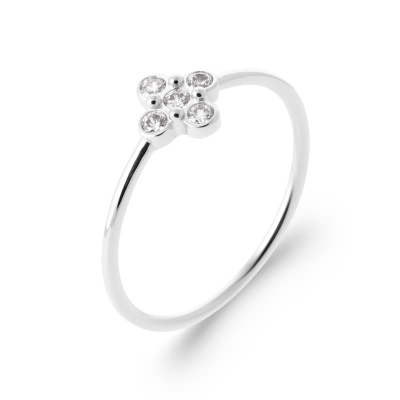 BAGUE ARGENT 925 RHODIE OZ