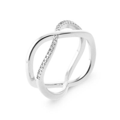 BAGUE ARGENT 925 RHODIE OZ