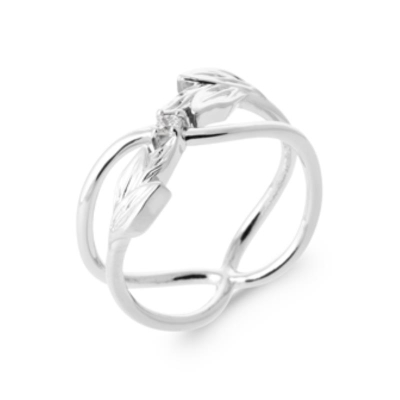 BAGUE ARGENT 925 RHODIE OZ