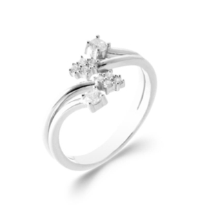 BAGUE ARGENT 925 RHODIE OZ