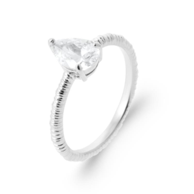 BAGUE ARGENT 925 RHODIE OZ