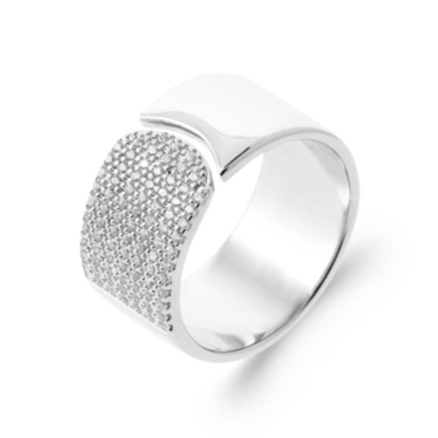 BAGUE ARGENT 925 RHODIE OZ