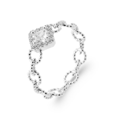 BAGUE ARGENT 925 RHODIE OZ