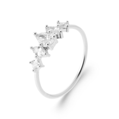 BAGUE ARGENT 925 RHODIE OZ