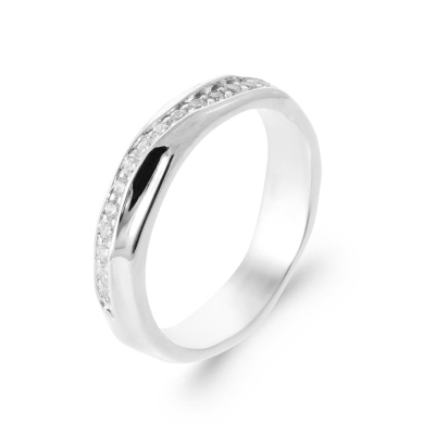 BAGUE ARGENT 925 RHODIE OZ