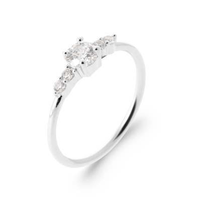 BAGUE ARGENT 925 RHODIE OZ