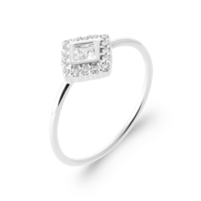 BAGUE ARGENT 925 RHODIE OZ
