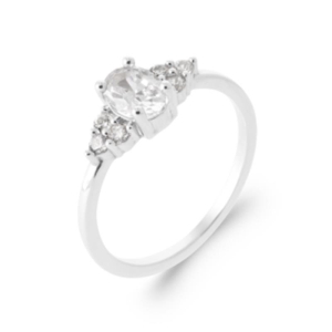 BAGUE ARGENT 925 RHODIE OZ