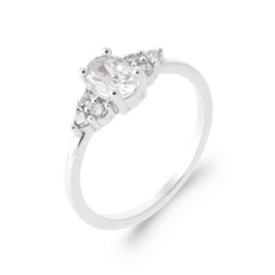 BAGUE ARGENT 925 RHODIE OZ