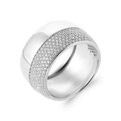 BAGUE ARGENT 925 RHODIE OZ