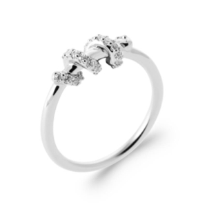 BAGUE ARGENT 925 RHODIE OZ