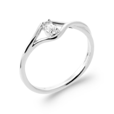 BAGUE ARGENT 925 RHODIE OZ